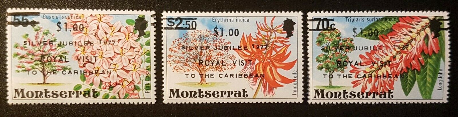 Montserrat 1977 - Silver Jubilee serie neuzata