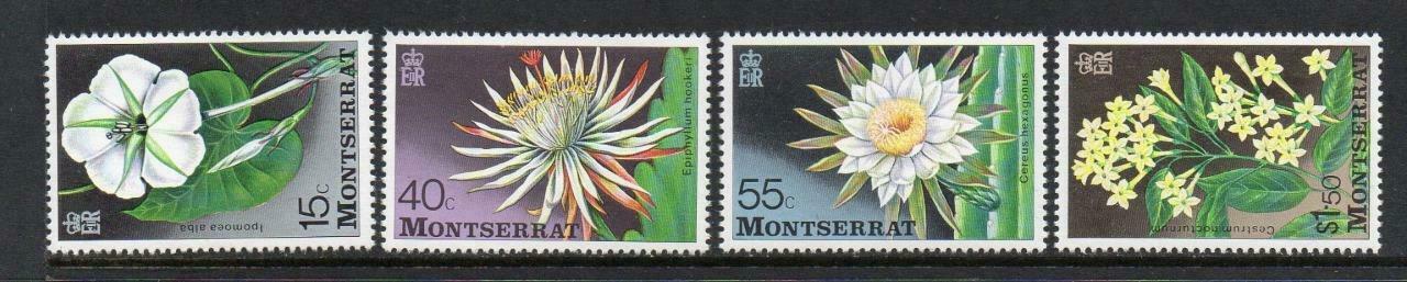 Montserrat 1977 - Flori, serie neuzata