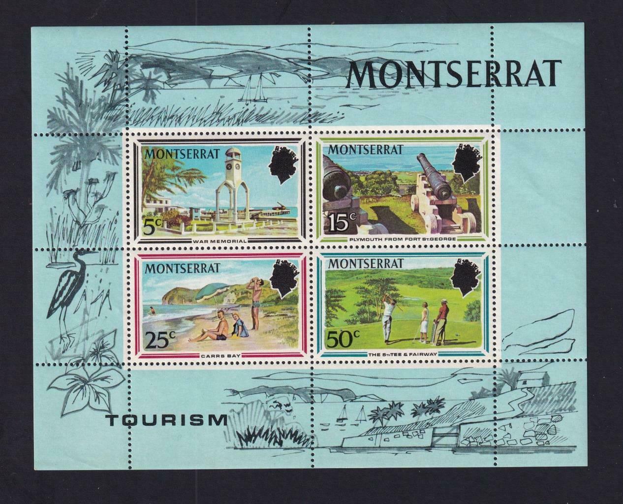 Montserrat 1970 - Turism, bloc neuzat