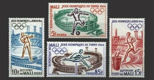 Mali 1964 - Jocurile Olimpice Tokyo, serie neuzata