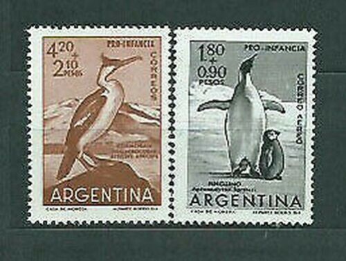 Argentina 1961 - Fauna, pasari, serie neuzata