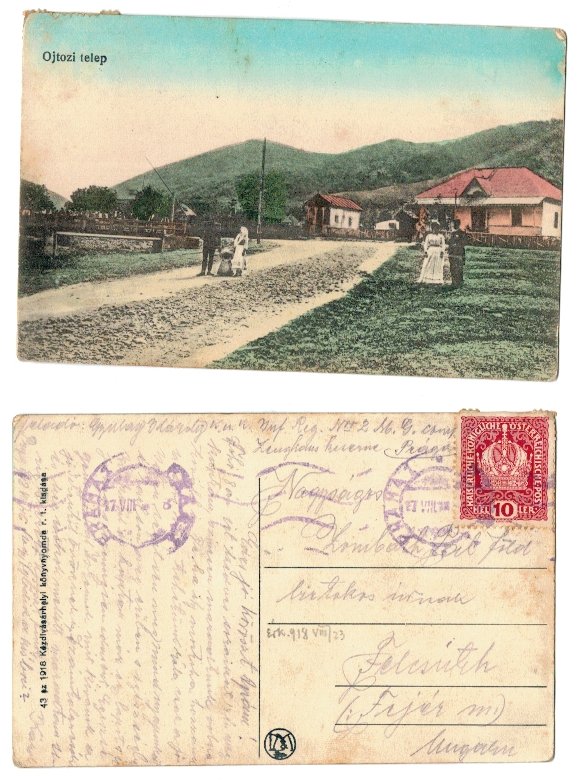 Oituz, Bacau 1918 - Ilustrata circulata