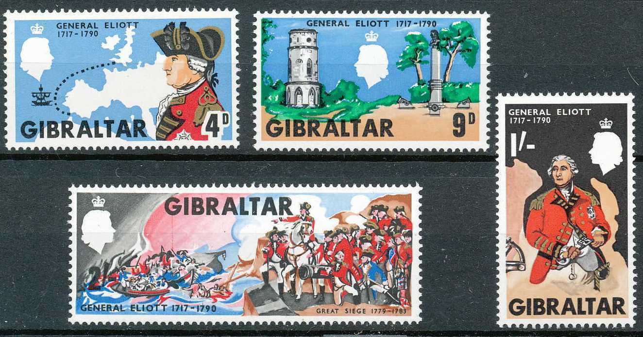 Gibraltar 1967 - General Eliott, serie neuzata