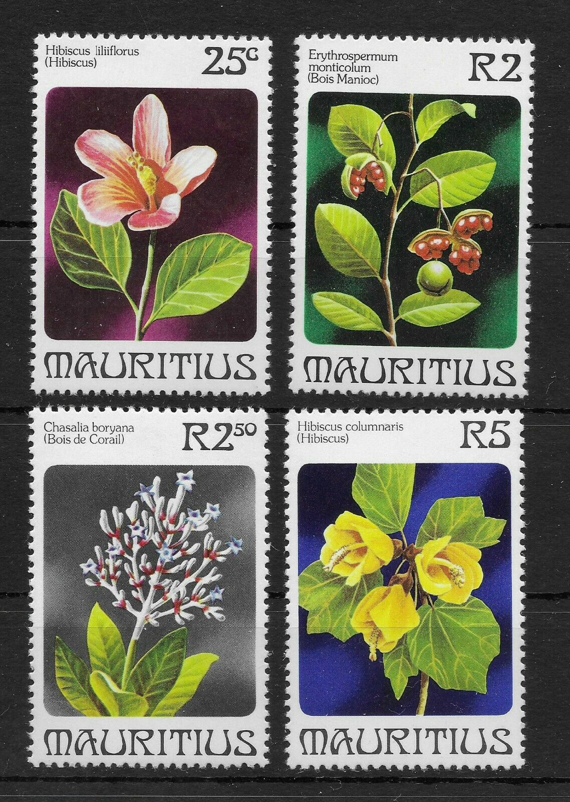 Mauritius 1981 - Flori, serie neuzata