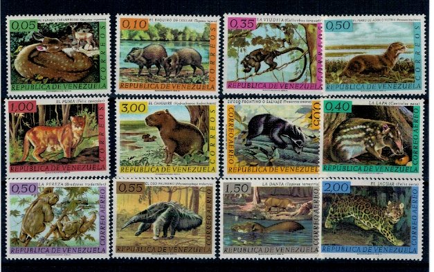 Venezuela 1963 - Fauna, animale, serie neuzata