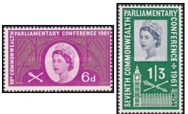 Marea Britanie 1961 Commonwealth Parliamentary Conference serie