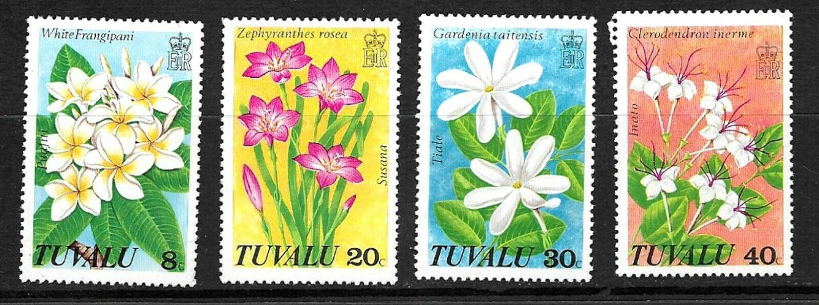 Tuvalu 1978 - Flori, serie neuzata