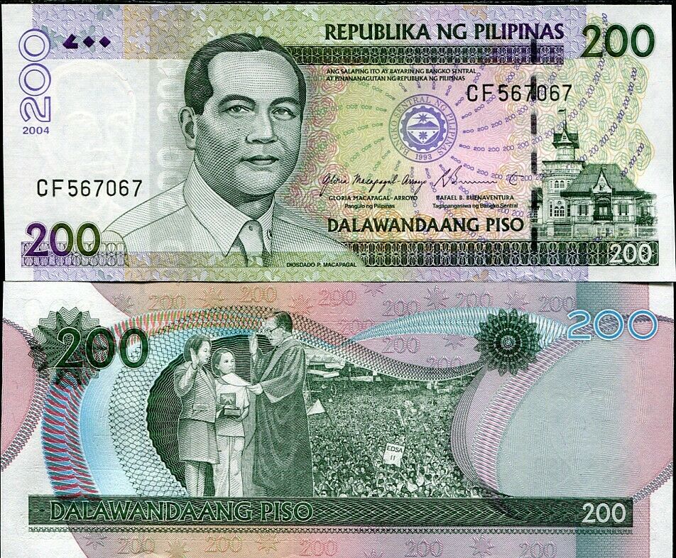 Filipine 2004 - 200 piso UNC