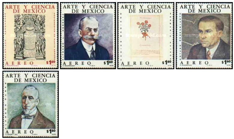 Mexic 1975 - Arta si stiinta Mexicana, serie neuzata