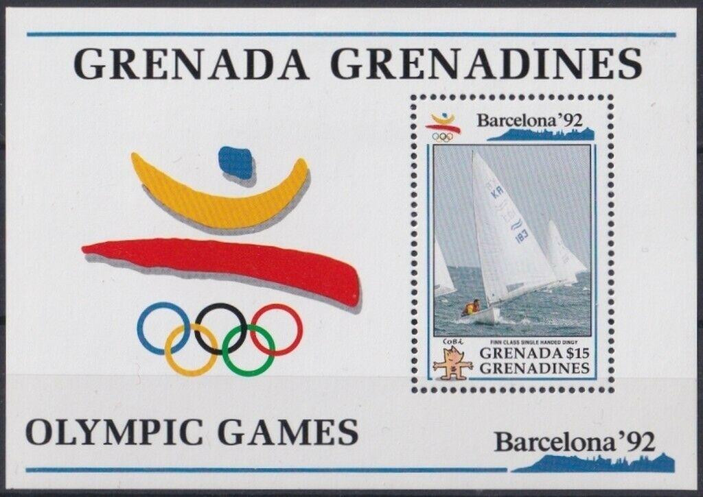 Grenada Grenadines 1992 Sport, JO Barcelona, navigatie, colita n