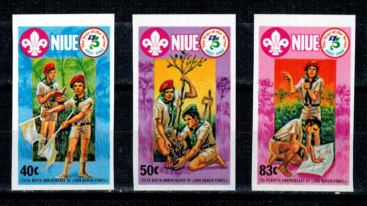 Niue 1983 - Cercetasi, serie ndt neuzata