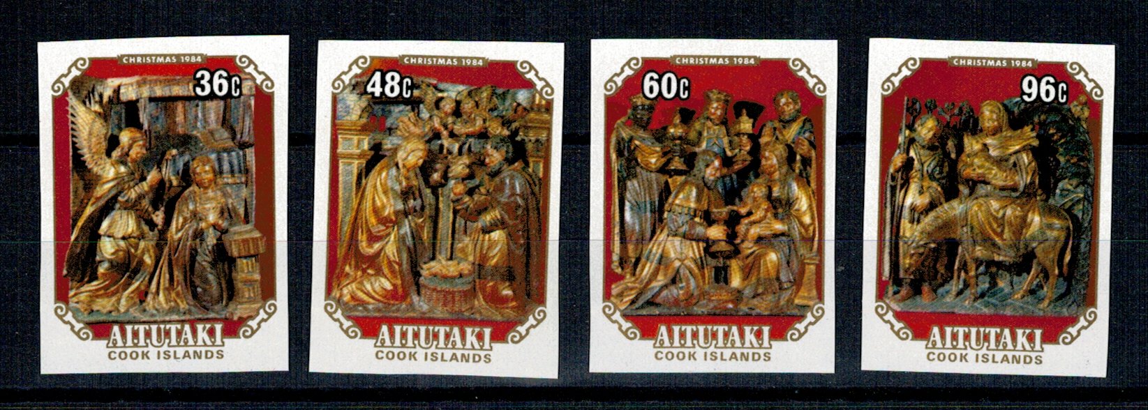 Aitutaki(Cook Islands) 1984 - Craciun, serie ndt neuzata
