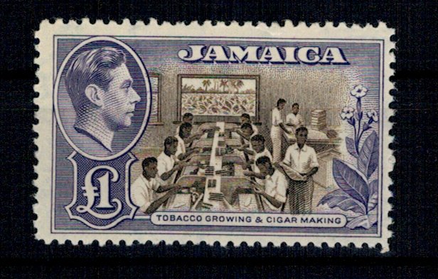 Jamaica 1938 - George VI, val. 1Pound neuzat MNH