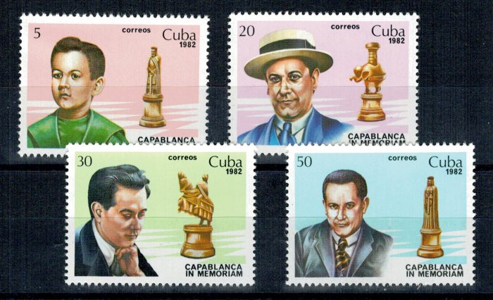 Cuba 1982 - Sah, serie neuzata