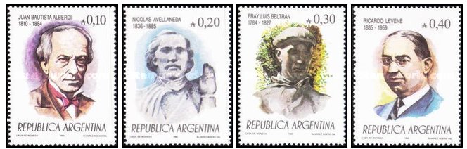 Argentina 1985 - Aniversari, personalitati, serie neuzata