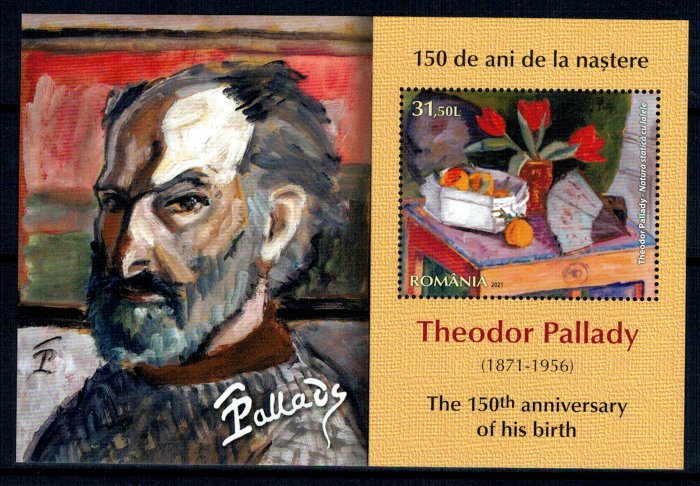 2021 - Theodor Pallady, pictura, arta, colita neuzata