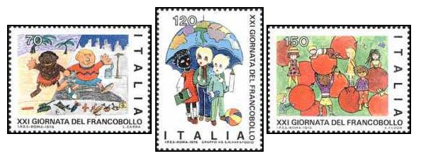 Italia 1979 - Ziua marcii postale, serie neuzata