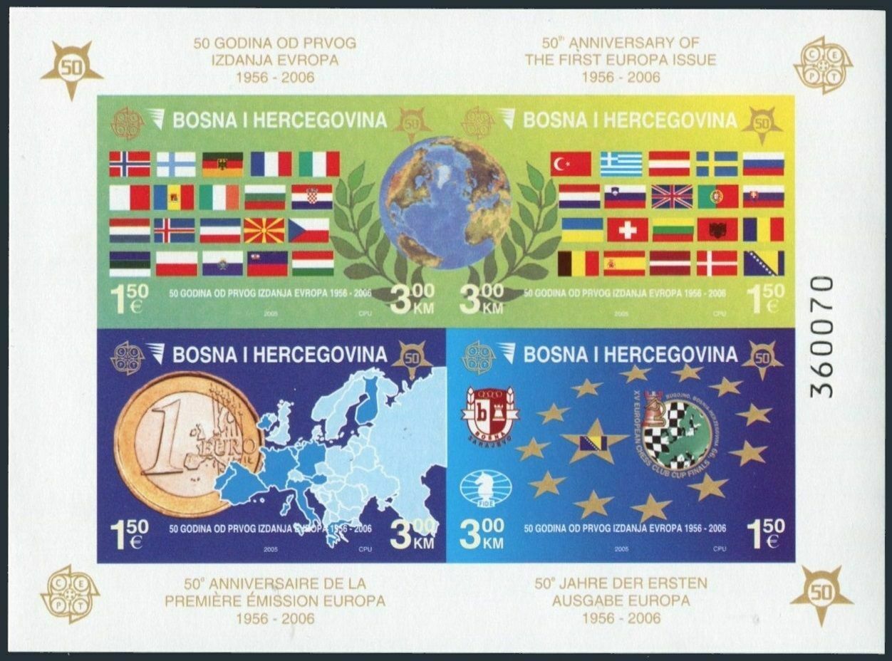 Bosnia Herzegovina 2005 - Europa, CEPT, bloc ndt neuzat