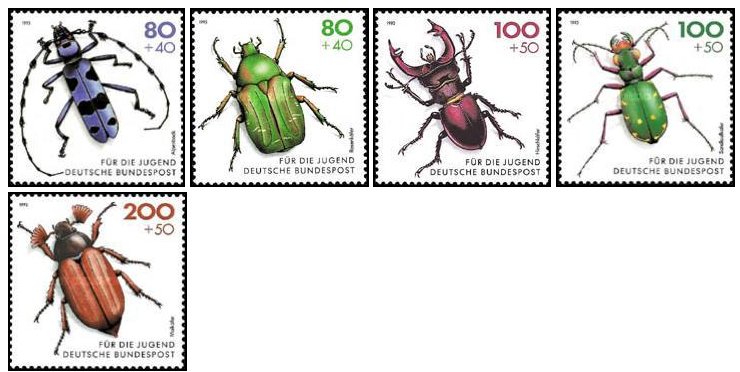 Bundes 1993 - Insecte, serie neuzata