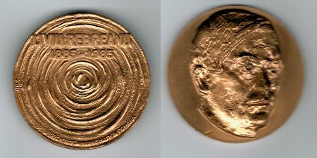 Romania 1985 - Medalie SNR 1985 - Liviu Rebreanu