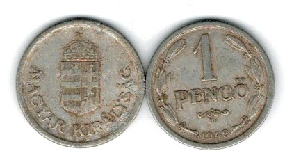 Ungaria 1942 - 1 pengo, circulata