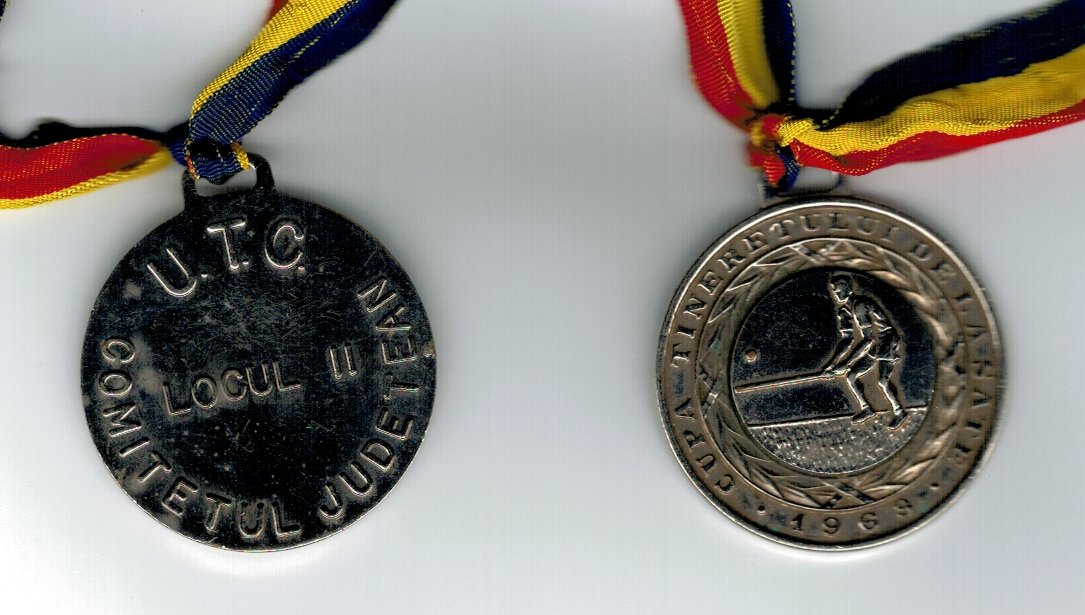 Romania 1969 - Medalie UTC, oina, loc II