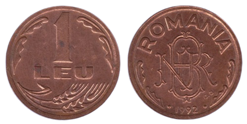 Romania 1992 - 1 leu