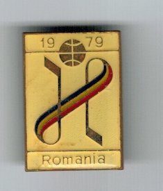 Insigna Romania Campionatele Mondiale de Hochei pe Gheata 1979