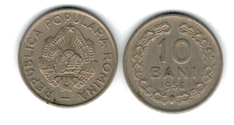Romania 1956 - 10 bani, circulata