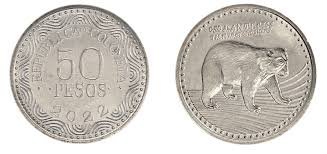 Columbia 2022 - 50 pesos, urs, UNC