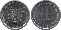 Burundi 2003 - 1 franc UNC