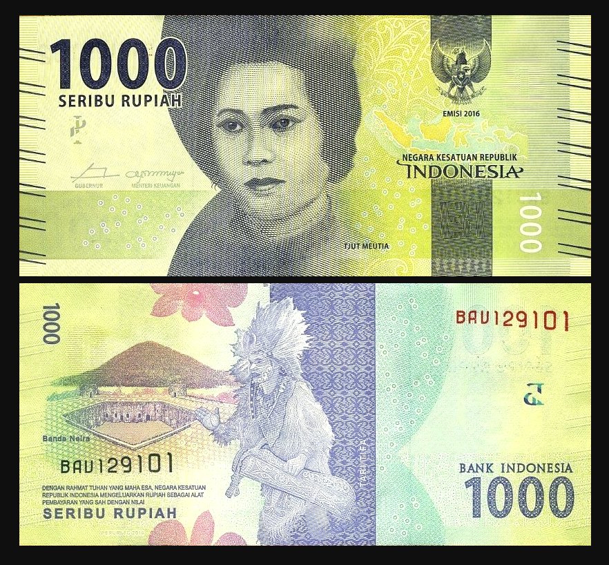 Indonezia 2016 - 1000 rupiah UNC