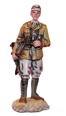 Soldat de plumb / figurina - Afrika Korps WW2, 8cm, pictat