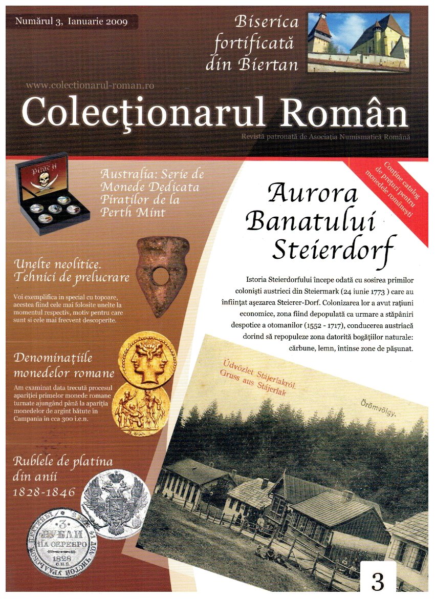 Revista Colectionarul Roman, nr 3 (ianuarie 2009)