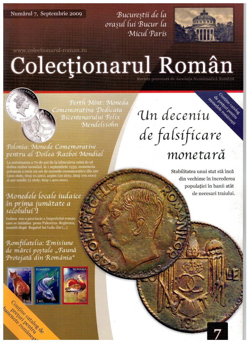 Revista Colectionarul Roman, nr 7 (septembrie 2009)