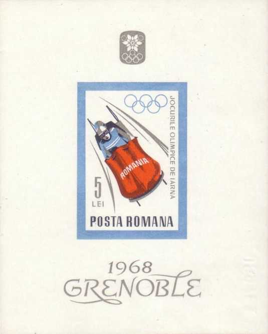 1967 - Jocurile Olimpice Grenoble, colita neuzata