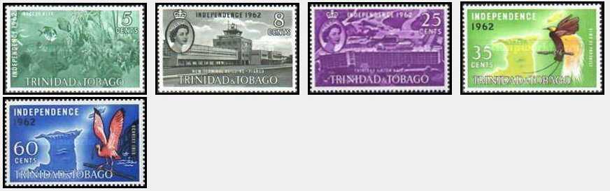 Trinidad-Tobago 1962 - Independence, serie neuzata
