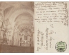 Cluj Napoca 1914 -  biserica franciscana, interior, foto-CP circ