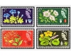 Marea Britanie 1964 - Congr. botanic, flori, serie neuzata