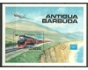 Antigua Barbuda 1986 - tren, colita neuzata