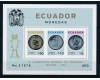 Ecuador 1974 - CM fotbal, monede, bloc ndt neuzat