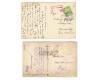 1916,1919 - Lot 2 carti postale circulate, cenzurate
