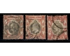 Hong Kong 1903/04 - Edward VII, val.20c, 3buc. stampilate