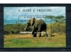 Sao Tome 1996 - Elefant, fauna, colita neuzata