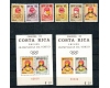 Costa Rica 1965 - Jocurile Olimpice, serie+colite neuzate