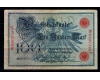 Germania 1908 - 100 mark, sigiliu rosu, circulata