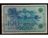 Germania 1908 - 100 mark, sigiliu verde, circulata