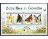 Gibraltar 1997 - Fluturi, fauna, bloc neuzat
