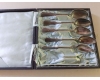Lingurite vechi argintate CHRISTOFLE, in cutie