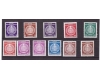 DDR 1954-1960 - Dienstmarken, serie incompleta neuzata